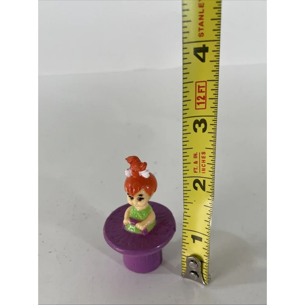 Vintage The Flintstones Pebbles Preschool Baby Figure Cake Topper